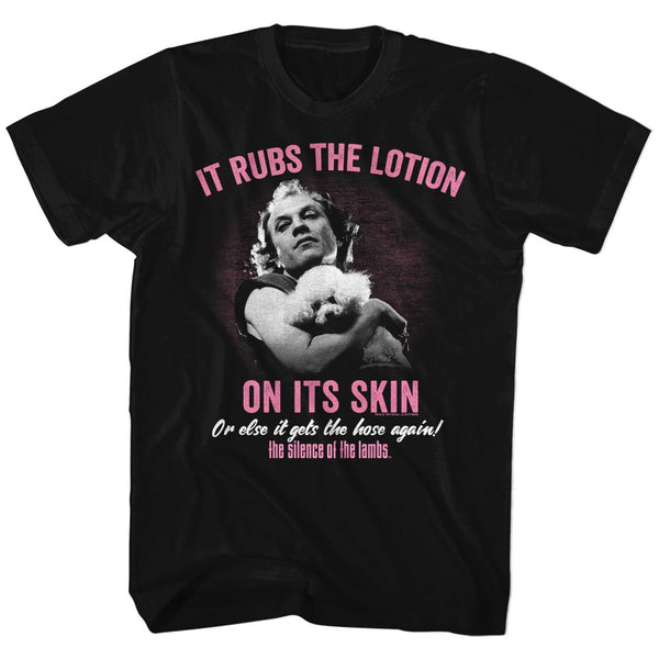Silence Of The Lambs - Lotion | Black S/S Adult T-Shirt - Coastline Mall