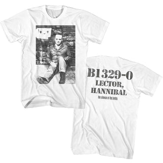 Silence Of The Lambs - B1329-0 | White S/S Adult Front&Back Print T-Shirt - Coastline Mall