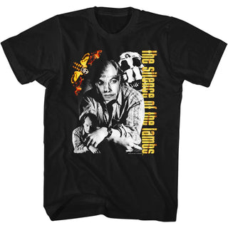 Silence Of The Lambs - Buffalo Bill Collage | Black S/S Adult T-Shirt - Coastline Mall