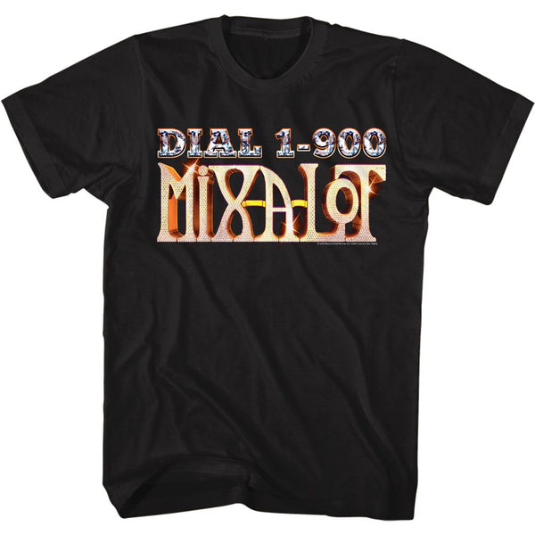 Sir Mix A Lot-Dial 1-900-Black Adult S/S Tshirt - Coastline Mall