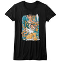 Street Fighter-Dual Chun Li-Black Ladies S/S Tshirt - Coastline Mall