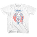 Street Fighter - Cutesy Chun-Li | White S/S Toddler-Youth T-Shirt - Coastline Mall