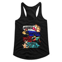 Street Fighter-Show Me Your Moves-Black Ladies Racerback - Coastline Mall