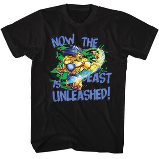 Street Fighter-Beast Unleashed-Black Adult S/S Tshirt - Coastline Mall