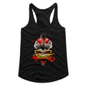 Street Fighter-Sfv Key-Black Ladies Racerback - Coastline Mall