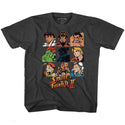 Street Fighter-Sf2Shdrcast-Black Heather Toddler-Youth S/S Tshirt - Coastline Mall