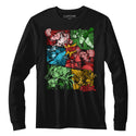 Street Fighter-Comic-Black Adult L/S Tshirt - Coastline Mall