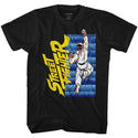 Street Fighter-Uppercuttin'-Black Adult S/S Tshirt - Coastline Mall