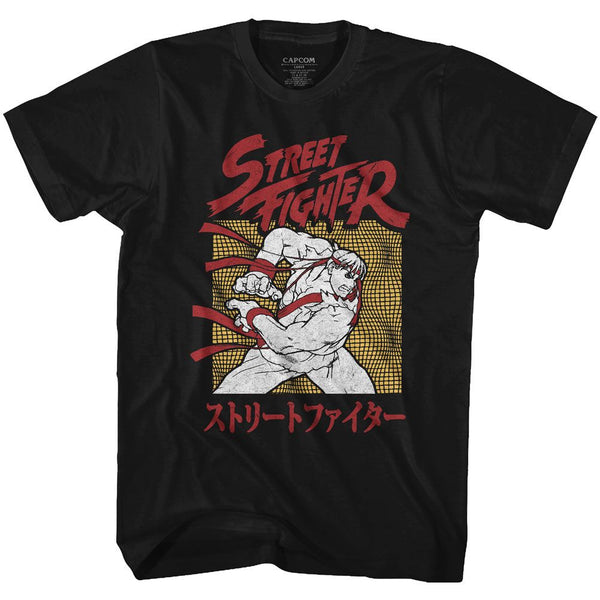 Street Fighter-Chi-Black Adult S/S Tshirt - Coastline Mall