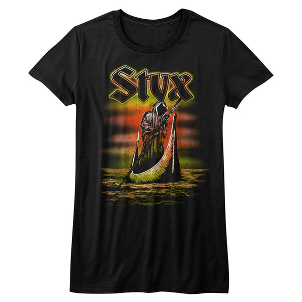 Styx-Ferryman-Black Ladies S/S Tshirt - Coastline Mall