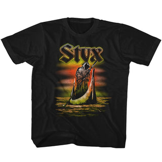 Styx-Ferryman-Black Toddler-Youth S/S Tshirt - Coastline Mall