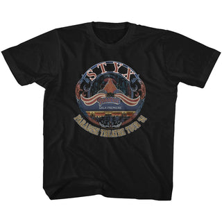 Styx-Tour 81-Black Toddler-Youth S/S Tshirt - Coastline Mall