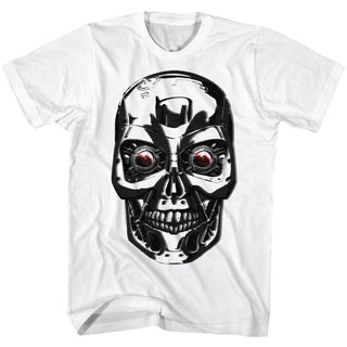 Terminator-Stink Face-White Adult S/S Tshirt - Coastline Mall
