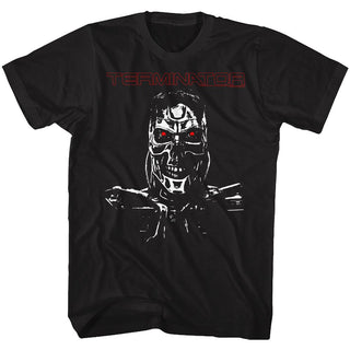 Terminator-Second Term-Black Adult S/S Tshirt - Coastline Mall