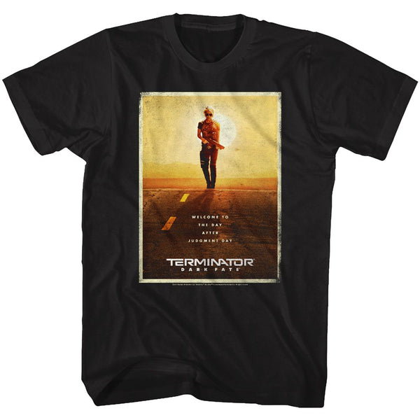 Terminator Dark Fate-Dark Fate Poster-Black Adult S/S Tshirt - Coastline Mall