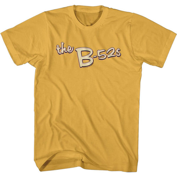 The B52s-Theb Logo-Ginger Adult S/S Tshirt - Coastline Mall