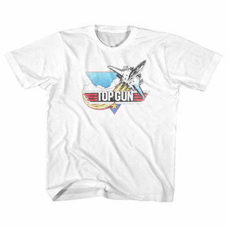Top Gun-Fade-White Toddler-Youth S/S Tshirt - Coastline Mall