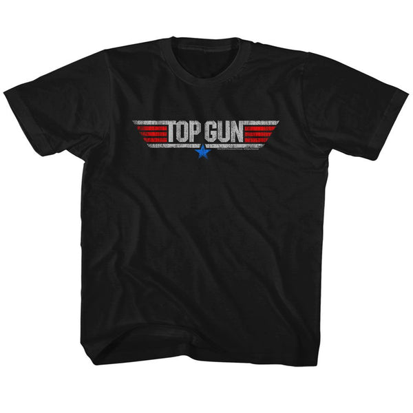 Top Gun-Logo-Black Toddler-Youth S/S Tshirt - Coastline Mall