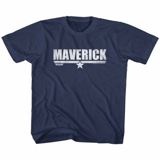 Top Gun - Maverick Logo Navy Short Sleeve Toddler-Youth T-Shirt tee - Coastline Mall