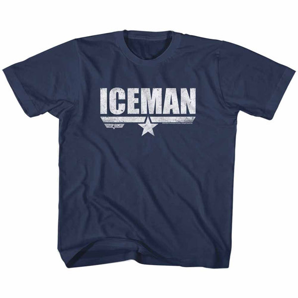 Top Gun-Ice Man-Navy Toddler-Youth S/S Tshirt - Coastline Mall