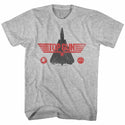 Top Gun-Tomcat-Gray Heather Adult S/S Tshirt - Coastline Mall