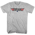 Top Gun-Logo-Gray Heather Adult S/S Tshirt - Coastline Mall