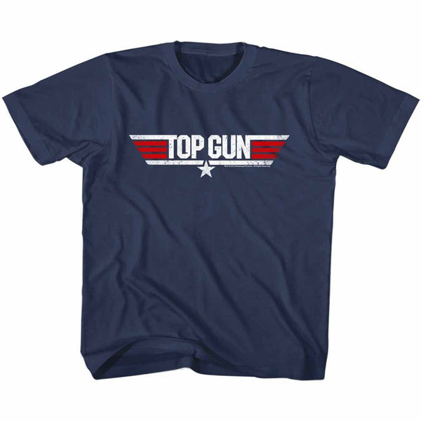 Top Gun-Logo-Navy Toddler-Youth S/S Tshirt - Coastline Mall