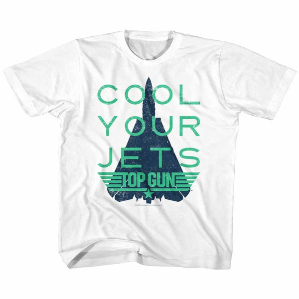 Top Gun-Cool-White Toddler-Youth S/S Tshirt - Coastline Mall