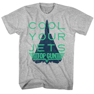 Top Gun-Cool-Gray Heather Adult S/S Tshirt - Coastline Mall