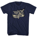 Top Gun-Top Gun Plane-Navy Adult S/S Tshirt - Coastline Mall