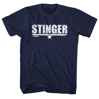 Top Gun-Stinger-Navy Adult S/S Tshirt - Coastline Mall