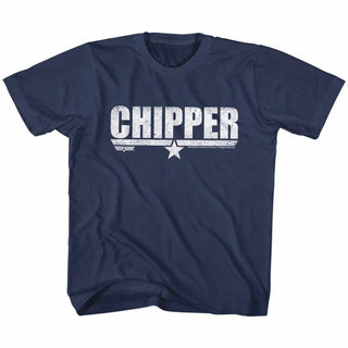 Top Gun-Chipper-Navy Toddler-Youth S/S Tshirt - Coastline Mall