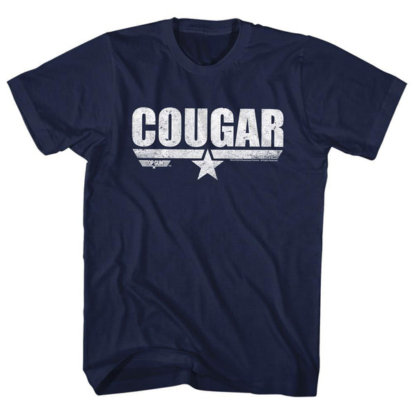 Top Gun-Cougar-Navy Adult S/S Tshirt - Coastline Mall