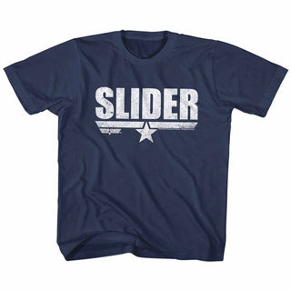 Top Gun-Slider-Navy Toddler-Youth S/S Tshirt - Coastline Mall