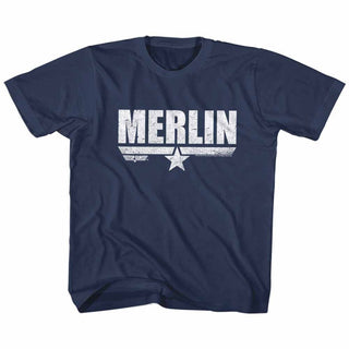 Top Gun-Merlin-Navy Toddler-Youth S/S Tshirt - Coastline Mall
