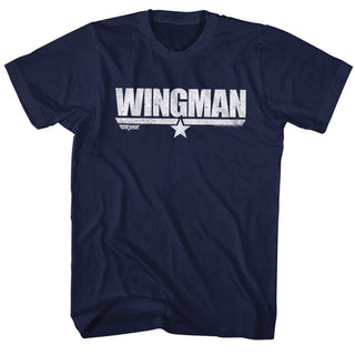 Top Gun-Wingman-Navy Adult S/S Tshirt - Coastline Mall