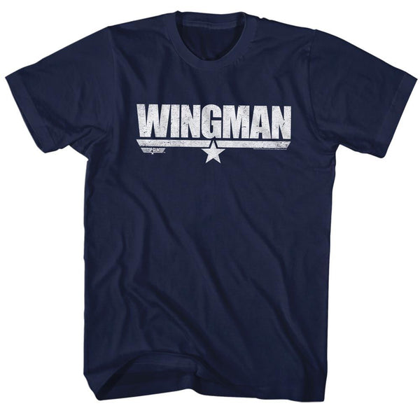 Top Gun-Wingman-Navy Adult S/S Tshirt - Coastline Mall