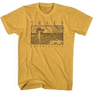 Train - Beachy | Ginger S/S Adult T-Shirt - Coastline Mall