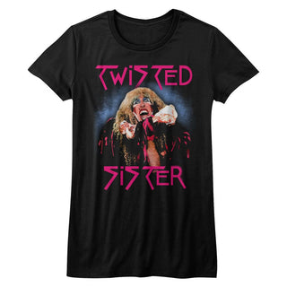 Twisted Sister-Twisted Dee-Black Ladies S/S Tshirt - Coastline Mall