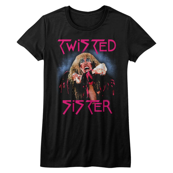 Twisted Sister-Twisted Dee-Black Ladies S/S Tshirt - Coastline Mall