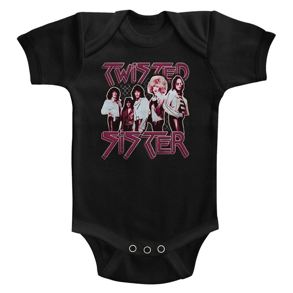 Twisted Sister - Twisted Dee | Black S/S Infant Bodysuit - Coastline Mall