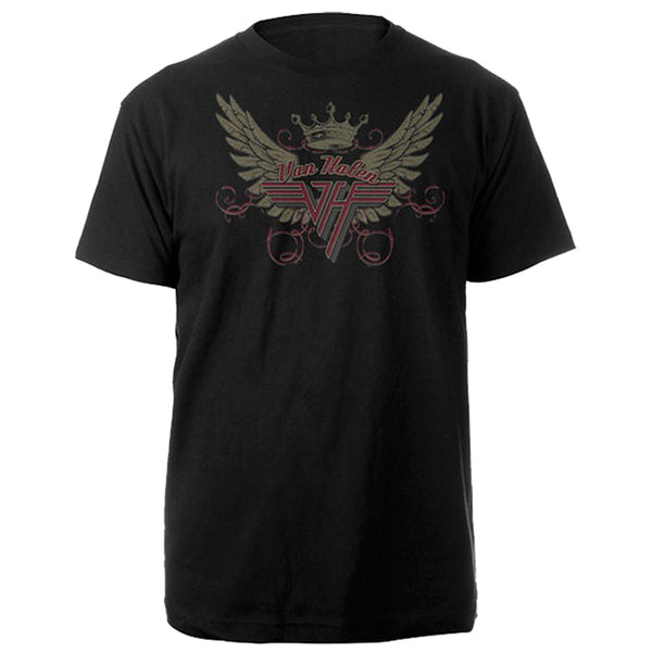 Van Halen - Wings | Black Short Sleeve Adult T-Shirt tee - Coastline Mall