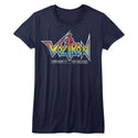 Voltron-Rainbow Logo-Navy Ladies S/S Tshirt - Coastline Mall