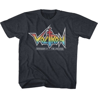 Voltron-Rainbow Logo-Vintage Navy Toddler-Youth S/S Tshirt - Coastline Mall