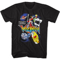 Voltron-Voltroninspace-Black Adult S/S Tshirt - Coastline Mall