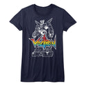 Voltron-Voltronwithlogo-Navy Ladies S/S Tshirt - Coastline Mall