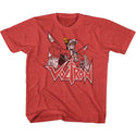 Voltron - Voltron Fade Logo Vintage Red Toddler-Youth Short Sleeve T-Shirt tee - Coastline Mall