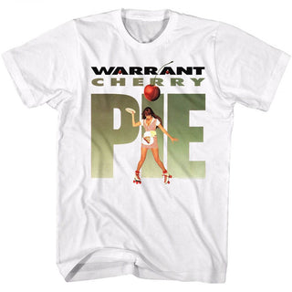 Warrant - Cherry Pie 2 | White S/S Adult T-Shirt - Coastline Mall