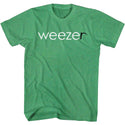 Weezer Weeze + R Logo Kelly Heather Green Adult Short Sleeve T-Shirt tee - Coastline Mall