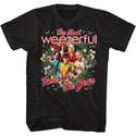 Weezer - Weezerful Logo Black Short Sleeve Adult T-Shirt tee - Coastline Mall